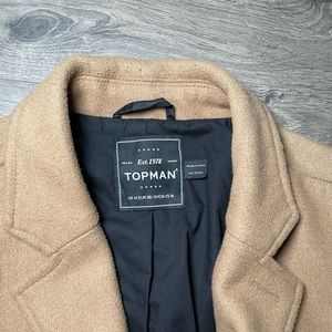 Topman camel over coat